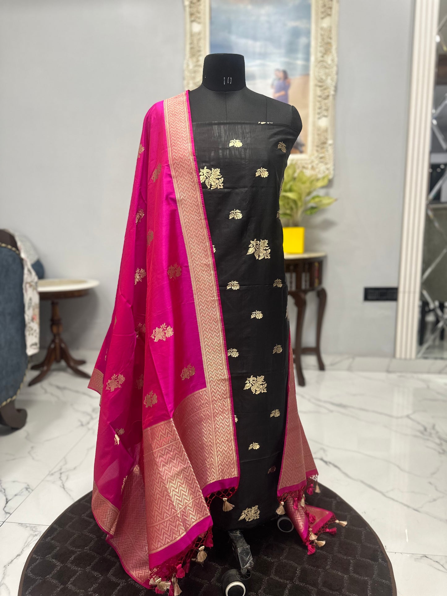 Exclusive - Banarasi Silk Suit