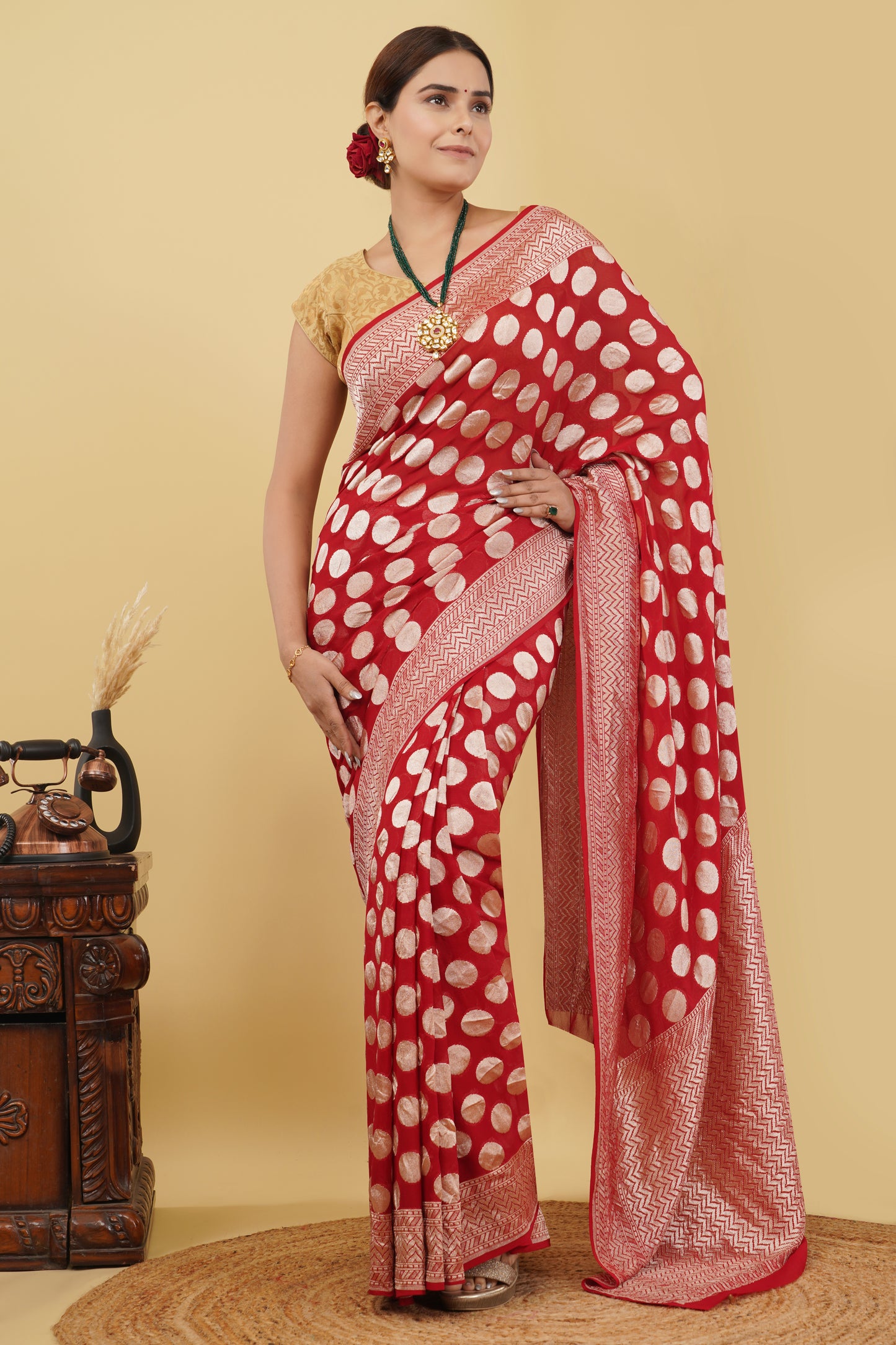 Water Zari Saree – A Shimmering Blend of Tradition and Modernity