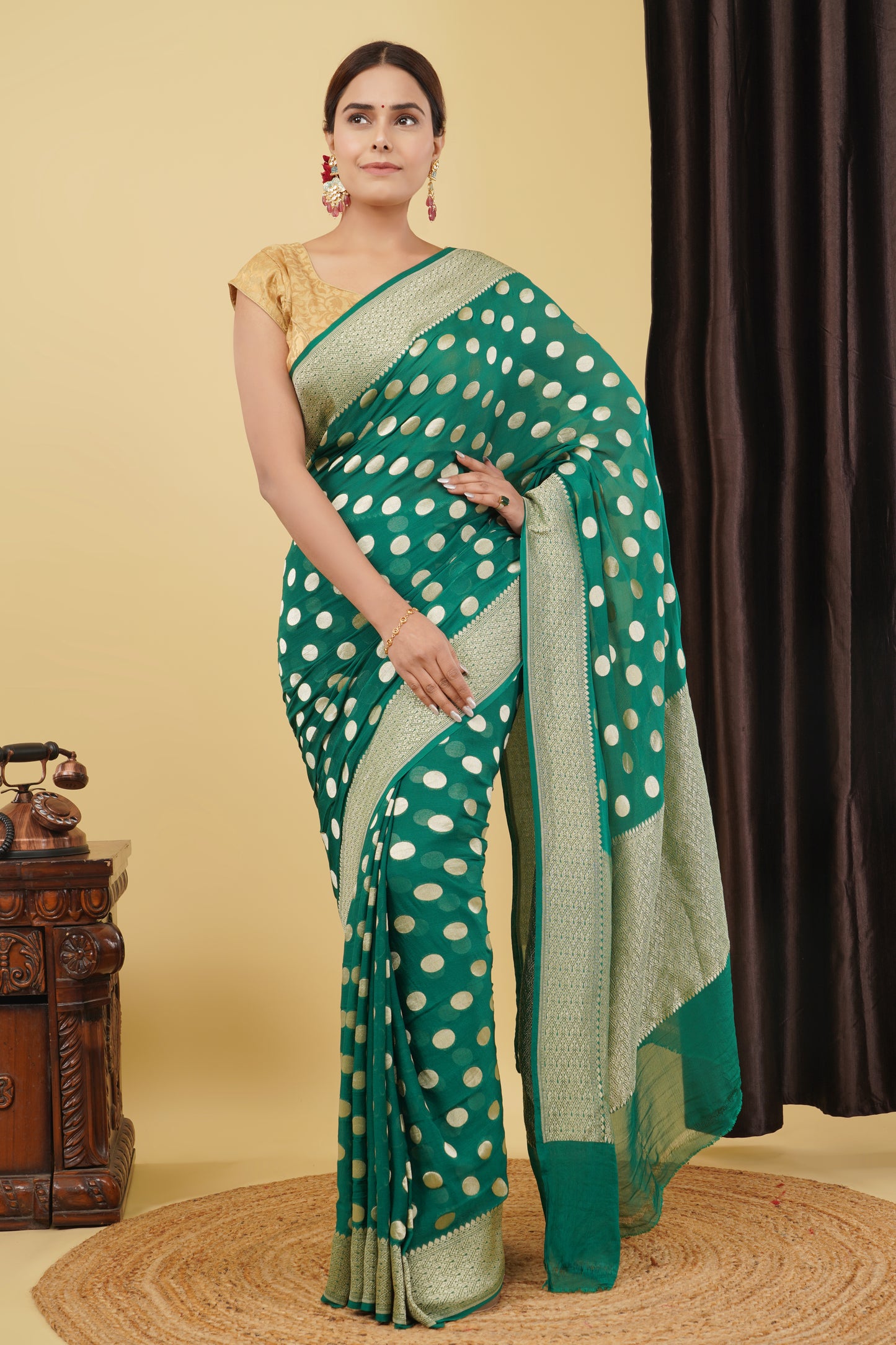 Water Zari Saree – A Shimmering Blend of Tradition and Modernity