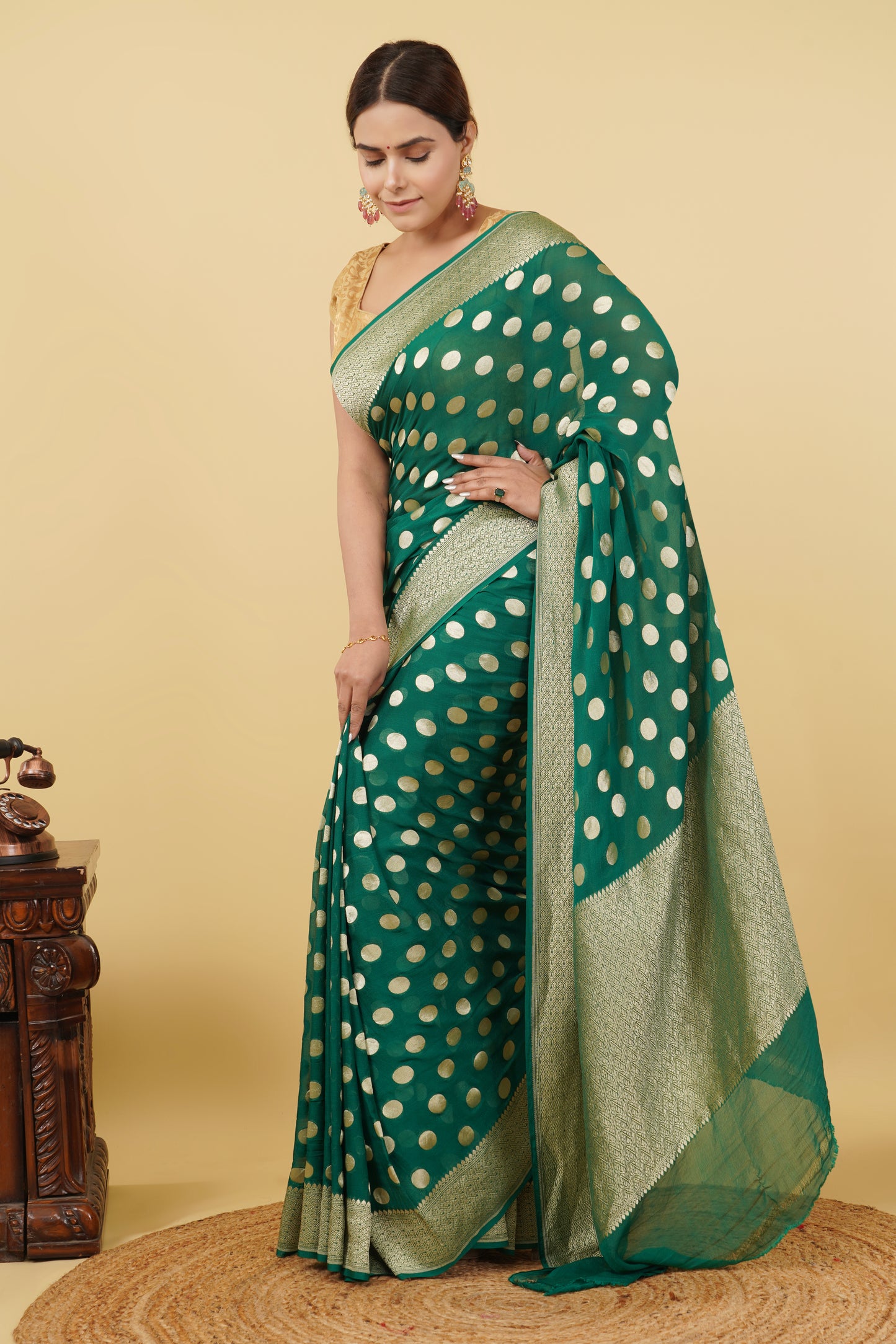 Water Zari Saree – A Shimmering Blend of Tradition and Modernity