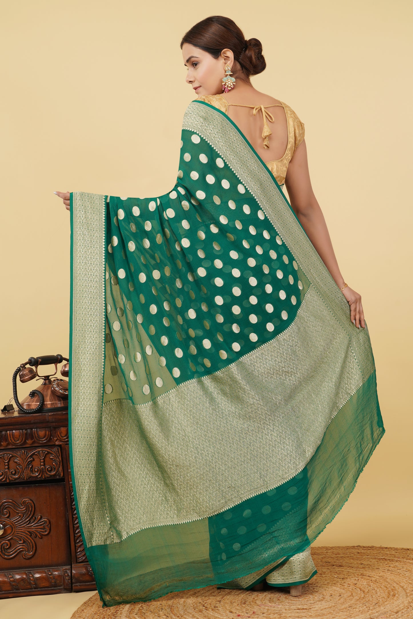 Water Zari Saree – A Shimmering Blend of Tradition and Modernity