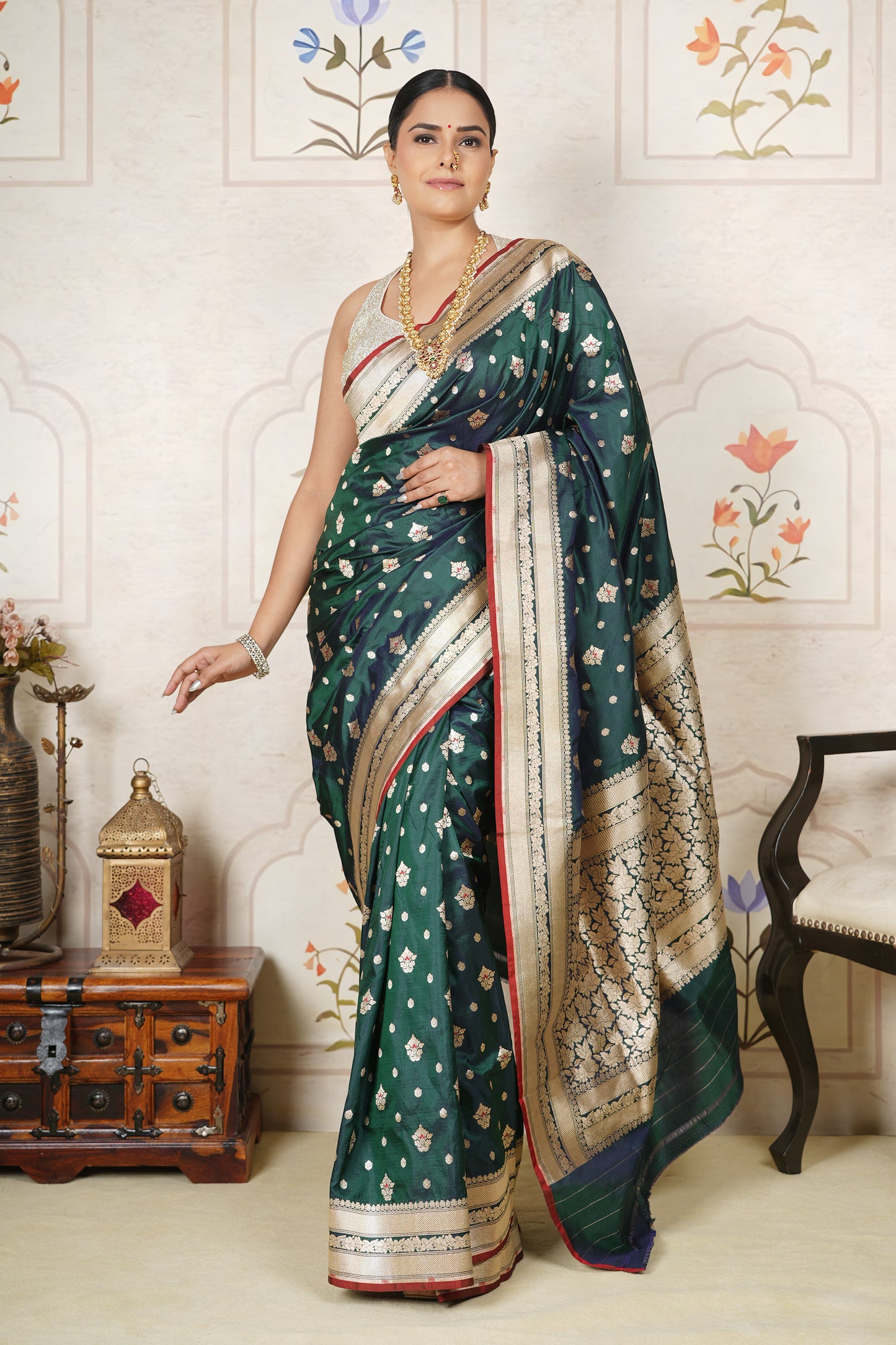 Katan Silk Saree – Regal Grace in Every Drape