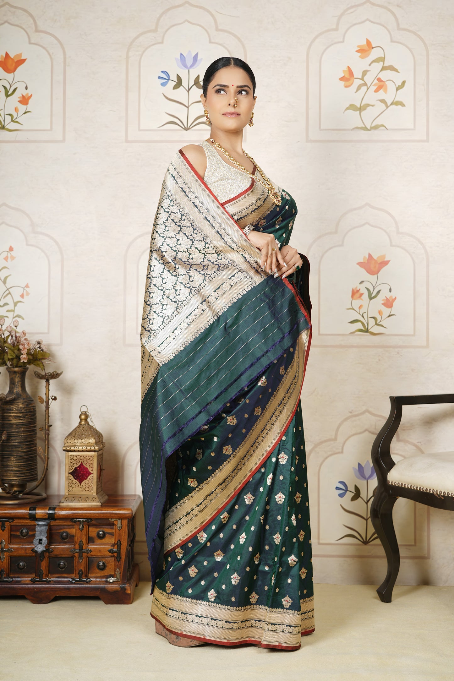 Katan Silk Saree – Regal Grace in Every Drape