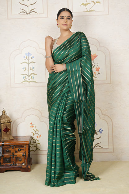 Katan Silk Saree - Green