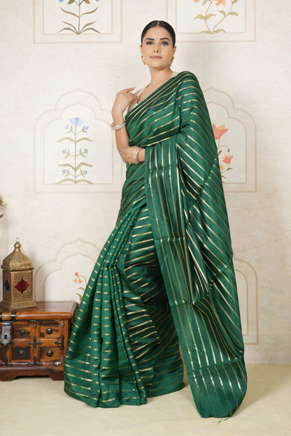 Katan Silk Saree - Green